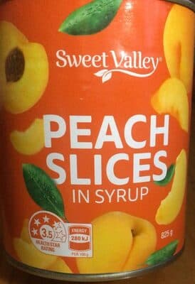 Peach slices