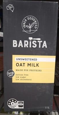Unsweetened Oat mill