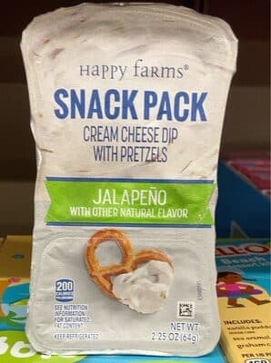 Snack Pack Cream Cheese Dip with Pretzels