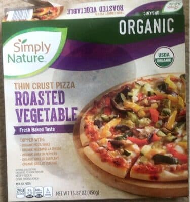 Roasted Vegetable Thin Crust Pizza