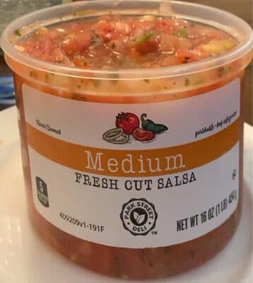 Fresh cut salsa