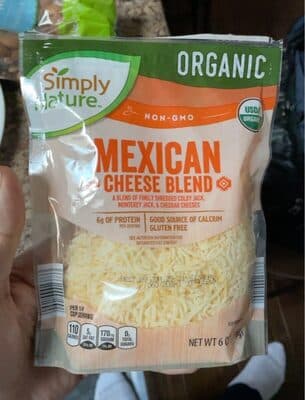 Mexican A Blend Of Finely Shredded Colby Jack, Monterey Jack, & Cheddar Cheeses