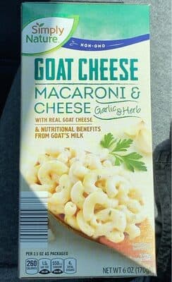 Garlic & Herb Macaroni & Goat Cheese Pasta
