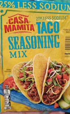 Less sodium Taco seasoning mix