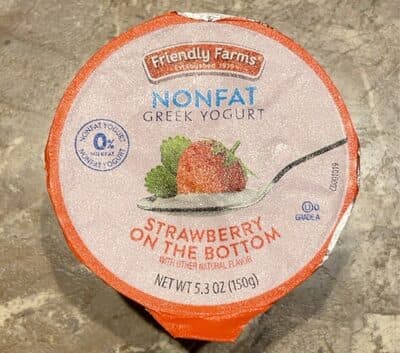Strawberry on the Bottom Nonfat Greek Yogurt