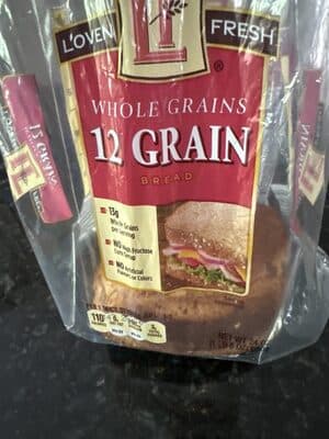 Whole grains 12 Grain bread