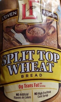 Split top wheat bread