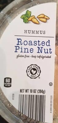 Roasted Pine Nut Hummus