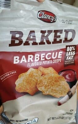 Baked Barbecue Flavoured Potato Crisps