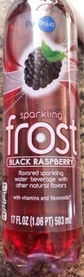 Black Raspberry Flavored Sparkling Frost Water Beverage