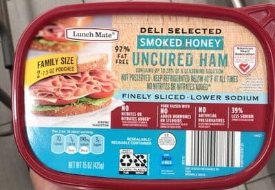 Uncured ham