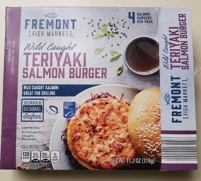 Wild Caught Teriyaki Salmon Burger