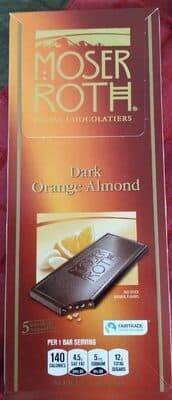 Dark Orange Almond