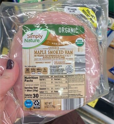 Organic Uncured Ham