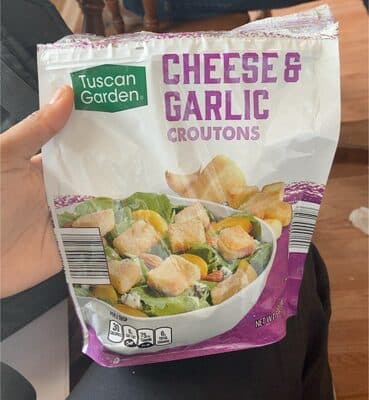 Cheese & Garlic Croutons