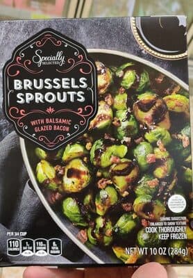 Brussel Sprouts with Balsamic Glazed Bacon