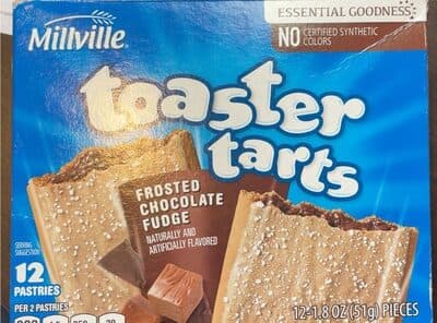 Frosted Chocolate Fudge Flavored Pastries