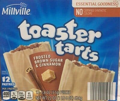 Frosted Brown Sugar & Cinnamon Toaster Tarts Pastries