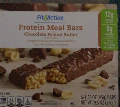 Protein meal bars chocolate peanut butter