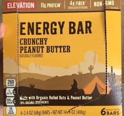 Elevation Crunchy Peanut Butter Protein Bar