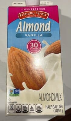 Almond Milk Vanilla Unsweetened