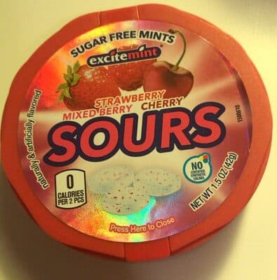 Sugar free mints