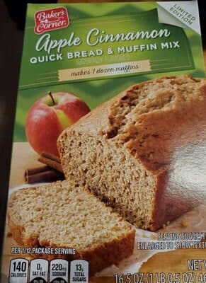 Apple Cinnamon Quick Bread & Muffin Mix