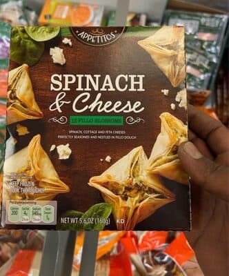 Spinach and cheese