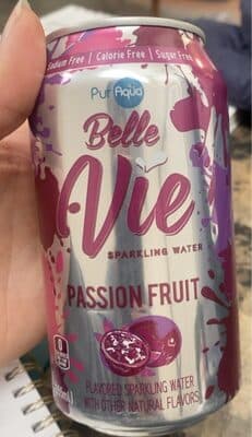Passion Fruit Flavored Sparkling Water