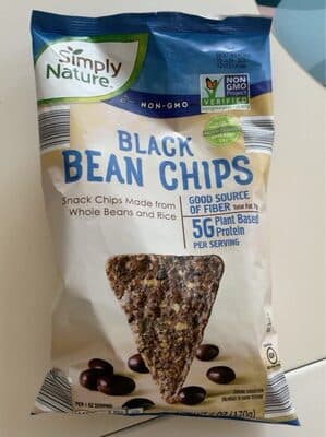 Simply Nature Black Bean Chips