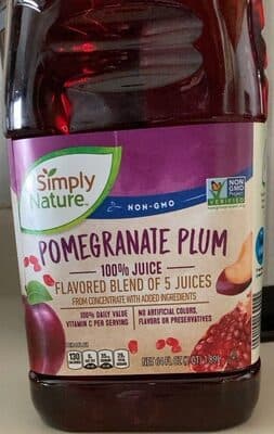 Pomegranate Plum 100% Juice