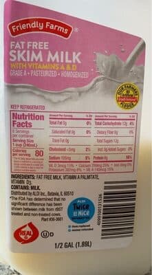 Fat Free Skim Milk