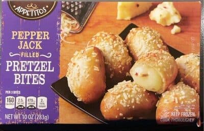 Pepper jack pretzel bites