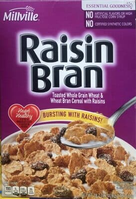 Raisin Bran Toasted Whole Grain Wheat & Wheat Bran Cereal With Raisins