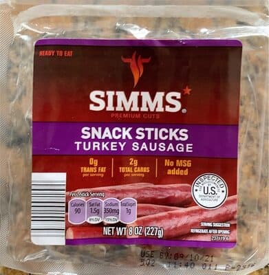 Turkey Sausage Snack Sticks