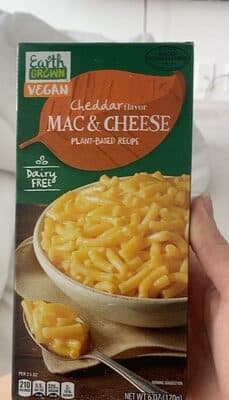 Cheddar flavor mac & cheese plant based recipe