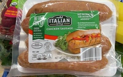 Mild Italian Style Chicken Sausage