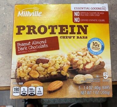 Protein Chewy Bars, Peanut Almond Dark Chocolate
