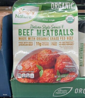 Beef meatballs