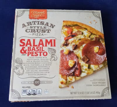 Artisan Style Crust Pizza - Salami & Basil Pesto