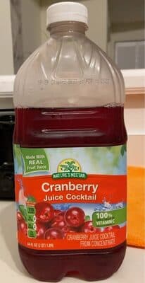 Cranberry Juice Cocktail From Concentrate
