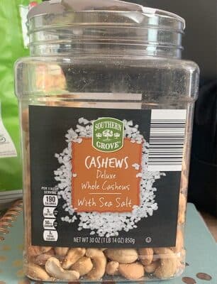 Cashews with sea salt