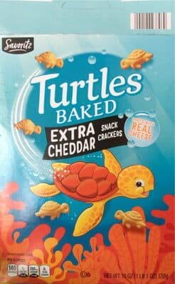 Turtles Baked Extra Cheddar Snack Crackers