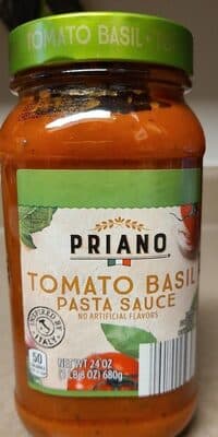 Tomato Basil Pasta Sauce