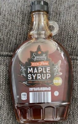 100% pure maple syrup