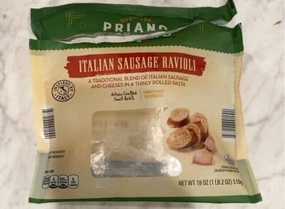Italian Sausage Ravioli