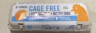 Cage free brown eggs