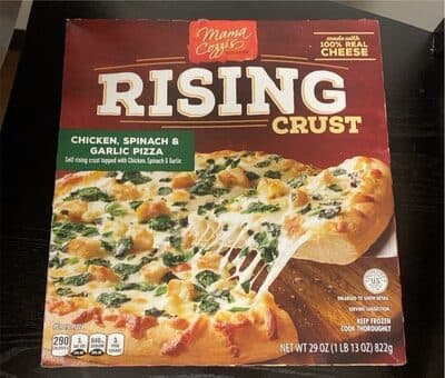 Rising Crust - Chicken, Spinach, and Garlic Pizza