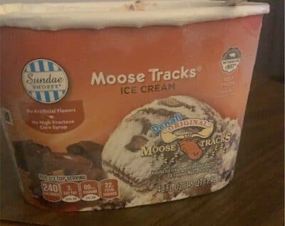 Moose Tracks Ice Cream