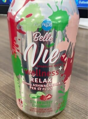 Strawberry Cucumber Sparkling Water
